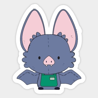 Bat Plush Sticker